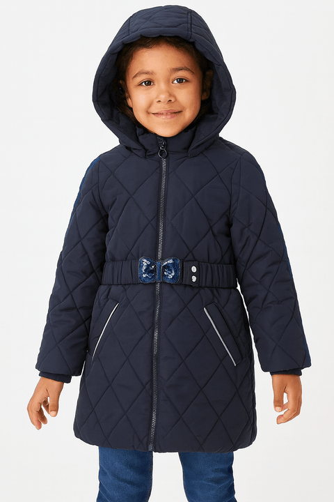 S.Oliver Girl's Navy Puffer Jacket |S.Olive in Lebanon