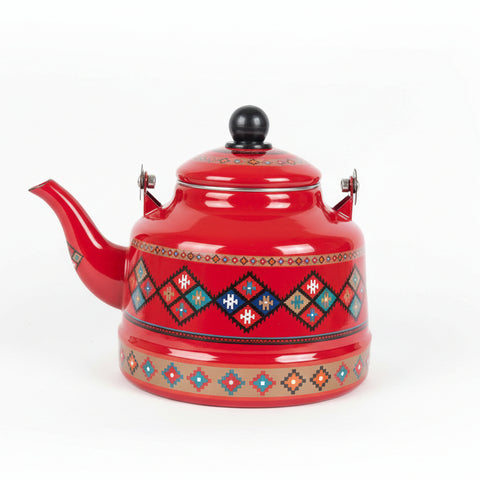 Liyang Red Enamel Coated Kettle (TK505) 2.5L | Liyang In Lebanon
