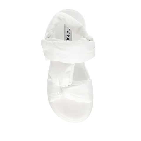 Steve Madden Women's White Bonkers Flat Sandals|Steve Madden In Lebanon