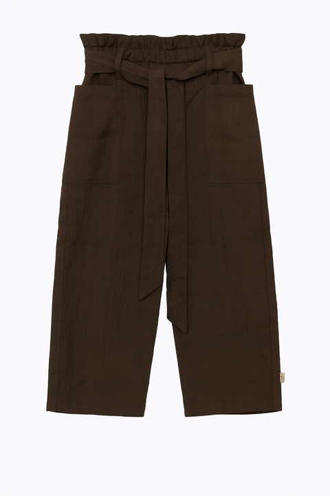 POMPdeLUX Girl's Brown Straight Trousers  |POMPdeLUX in Lebanon