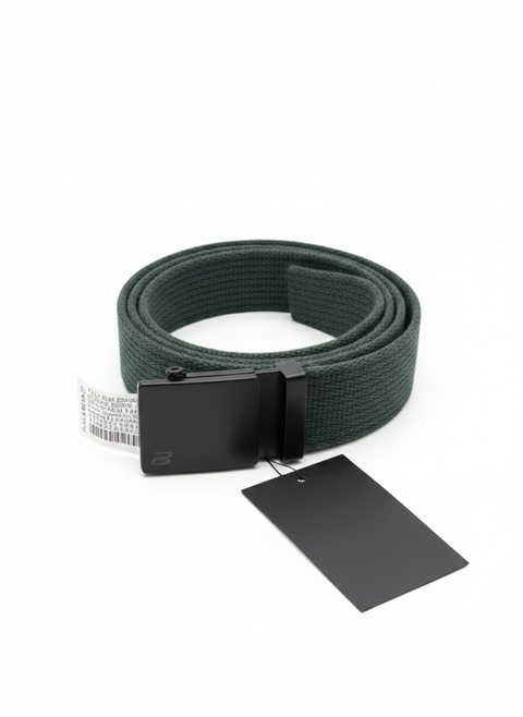 Puli& Bear Men's Dark Green Belt