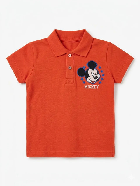 Zara Baby Boy's Red Printed Polo T-Shirt | Zara In Lebanon