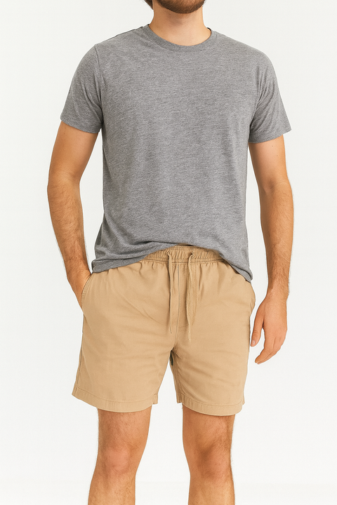 Forever 21 Men's Beige 4 Pockets Chino Short |Forever 21 In Lebanon