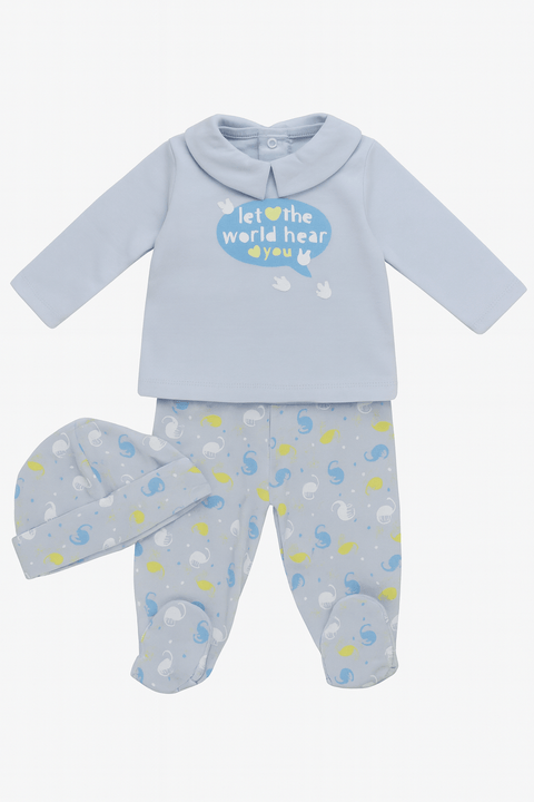 Boboli Baby Boy Blue Pajama Set | Boboli In Lebanon