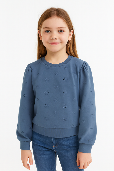 S.Oliver Girl's Navy Long-Sleeve Sweatshirt |S.Oliver in Lebanon