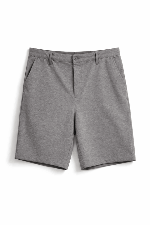 Celio Men's Gray Flat Front Chino Short|Celio In Lebanon