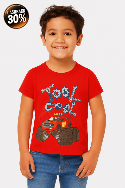 Blaze and the Monster Machines Boy's Red T-Shirt AMZ242