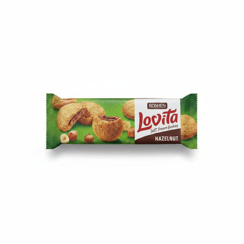 Roshen Lovita Soft Cream Cookies Hazelnut 127g| Roshen  In Lebanon