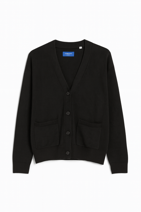 Jack & Jones Men's Black Knitted 2 Pocket Cardigan |Jack & Jones In Lebanon