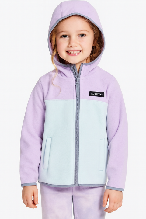 Lands' End Girl's Full Zip Fleece Hooded Jacket |Lands' End In Lebanon