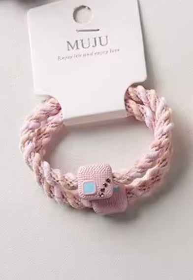 Muju 2 piece Set Of Carded Elastic Hair Ties|Muju In Lebanon