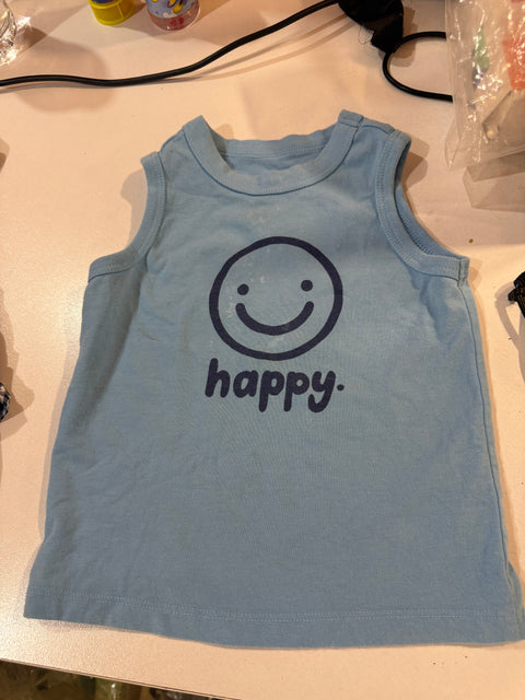 Cat & Jack Baby Boy's Light Blue Printed Tank Top | Cat & Jack In Lebanon