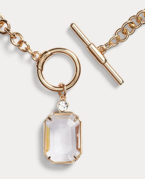 Ralph Lauren Women's Gold Stone Pendant Necklace |Ralph Lauren in Lebanon