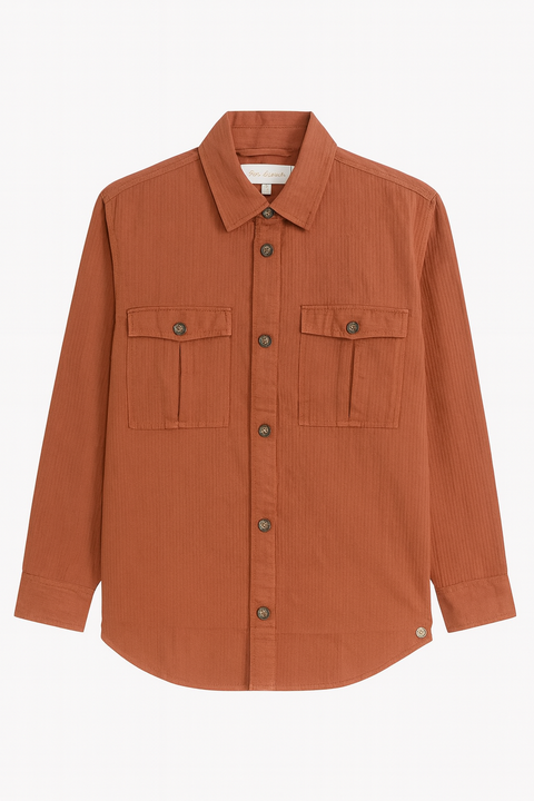 POMPdeLUX Girl's Dusty Rose Shacket Jacket  | POMPdeLUX in Lebanon