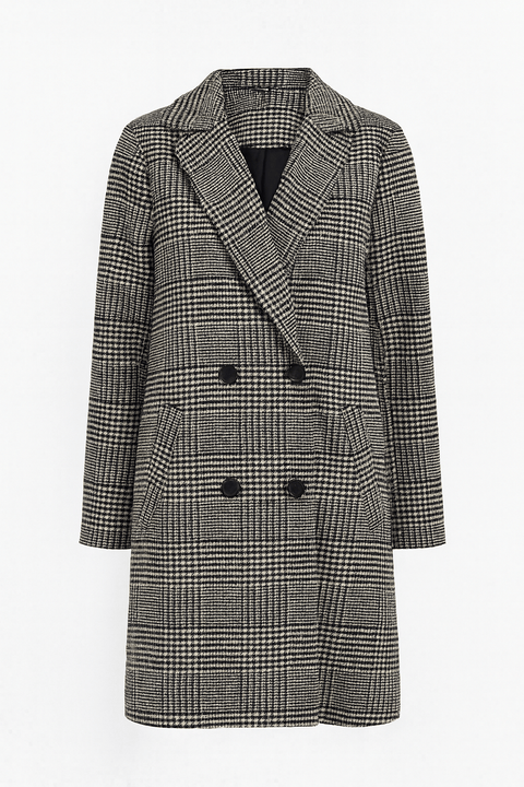 Sublevel Women's Grey & Black Classic Coat | Sublevel In Lebanon