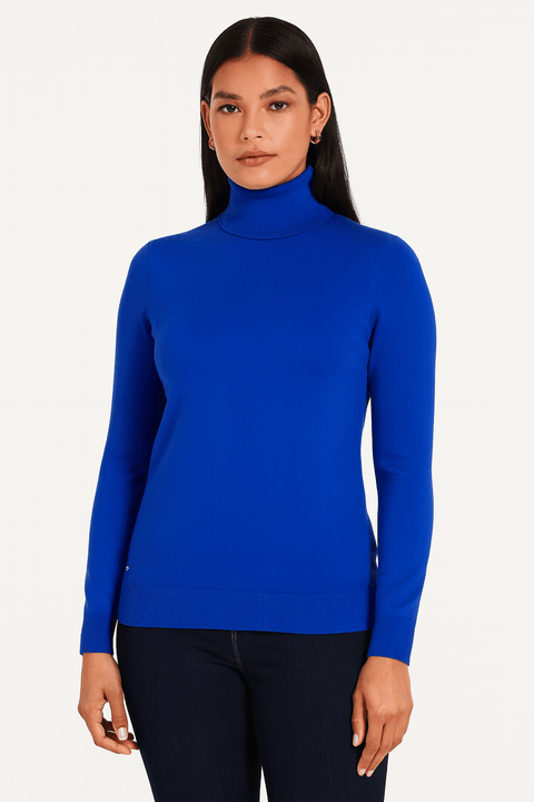 Lauren Ralph Lauren Women's Blue Long-Sleeve Blouse | Lauren Ralph Lauren In Lebanon