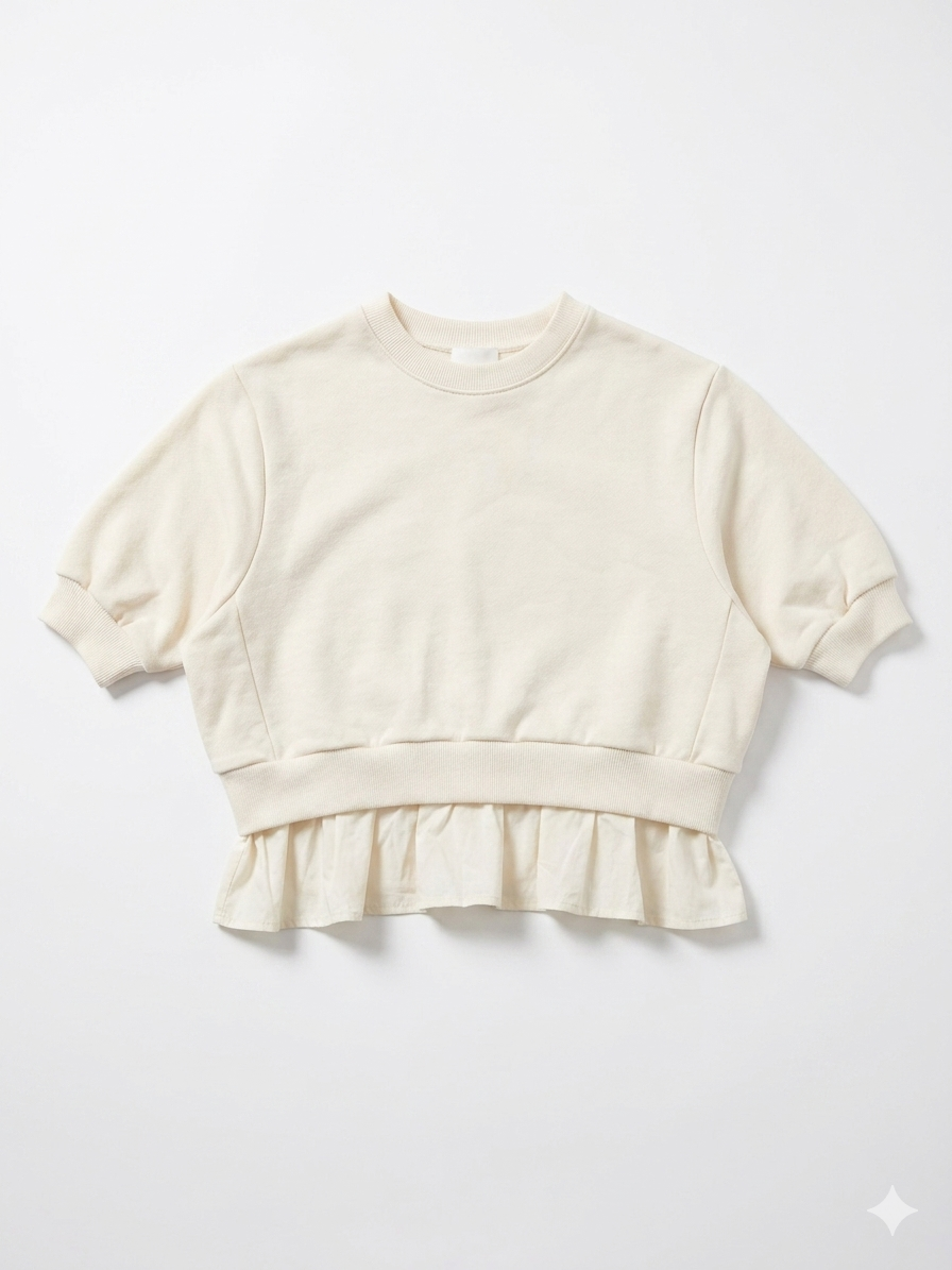 Zara Baby Girl's Cream Sweatshirt | Zara In Lebanon