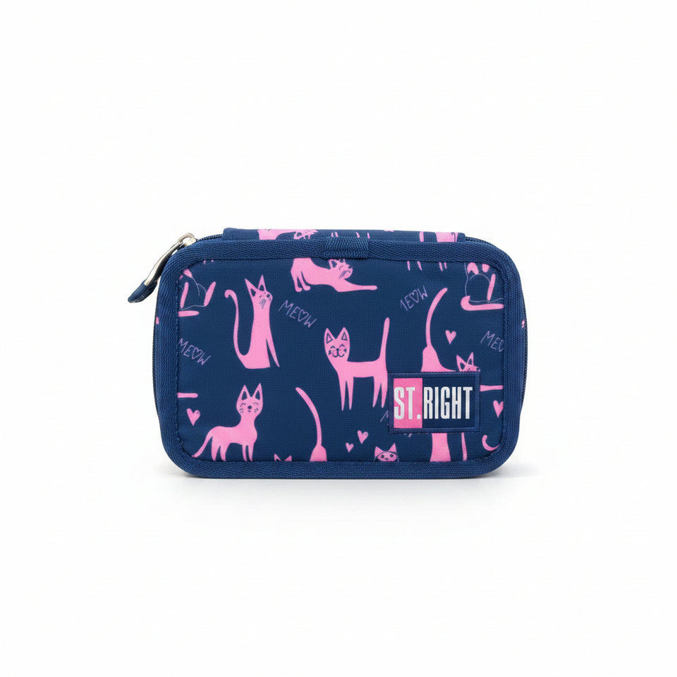 St.majewski St.right Lazy Cats Pencil Case with Equipment CD-2394
