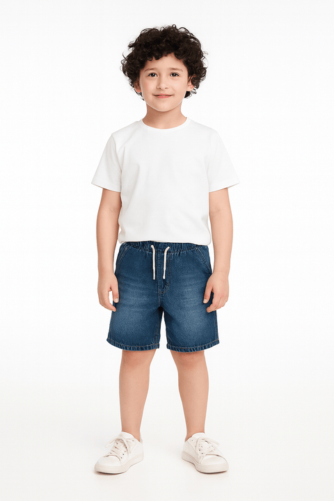 Tommy Hilfiger Boy's Denim Short ABFK1816