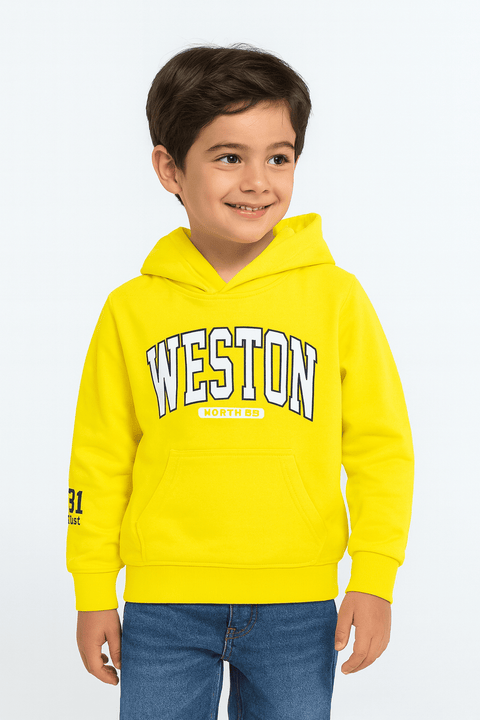 Terranova Boy's Yellow Long-Sleeve Hoodie |Terranova in Lebanon