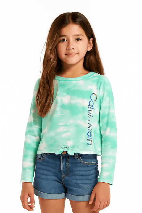 Calvin Klein Girl's Green Blouse ABFK1580