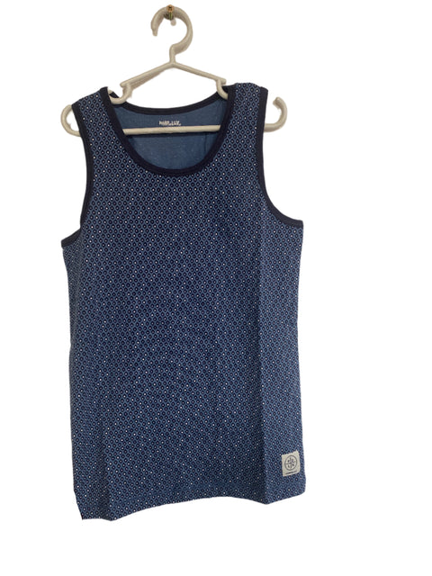 POMPdeLUX Girl's Navy Blue Carl Tank Top| POMPdeLUX in Lebanon