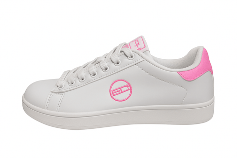 Enrico Coveri Women's Fluo Pink Fall Glitter Sneakers |Enrico Coveri In Lebanon