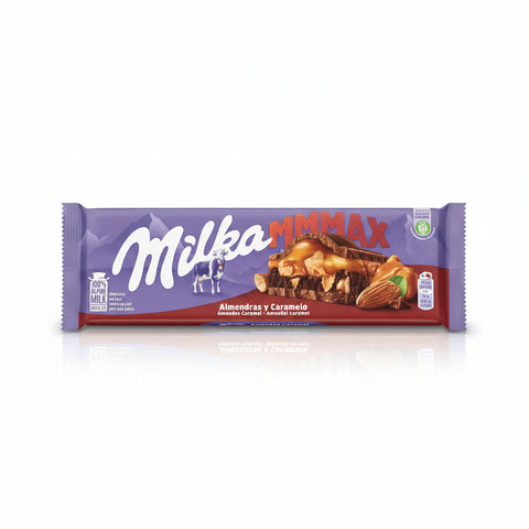 Milka Max chocolate bar packaging on a white background