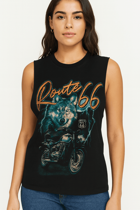 Asos Design Women's Black Sleeveless Blouse ANF2552