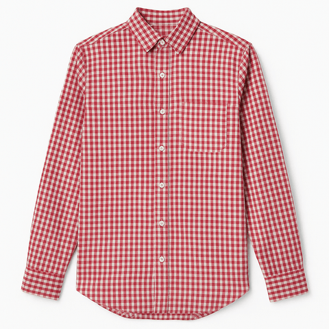 Club Room Men's Red Merk Stretch Long Sleeve Shirt ABF4685