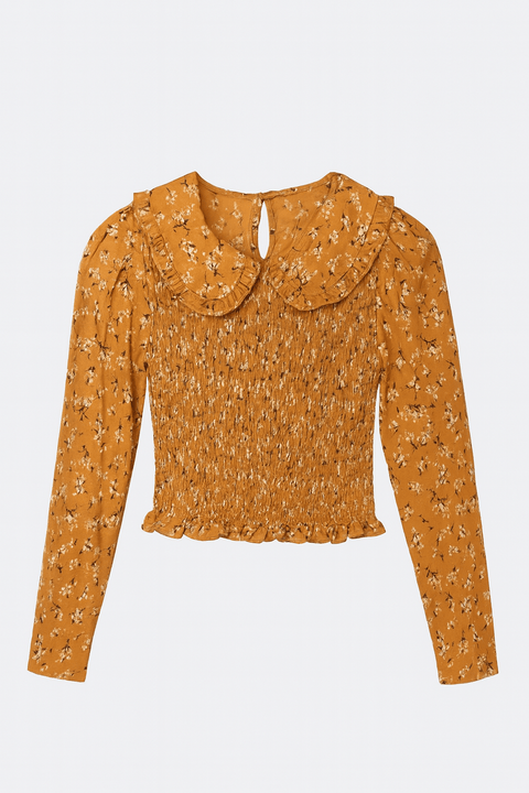 Miss Selfridge Women's Multicolor Long-Sleeve Blouse ANF3027