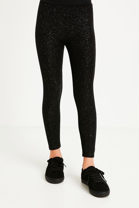 Sinsay Girl's Black Glittery Legging | Sinsay In Lebanon