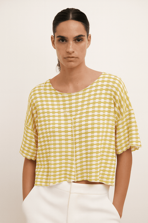 Zara Women's Green T-Shirt |Zara in Lebanon