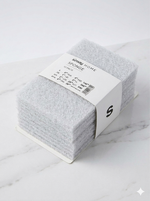 Sinsay Grey Sponge 10 Pack | Sinsay In Lebanon