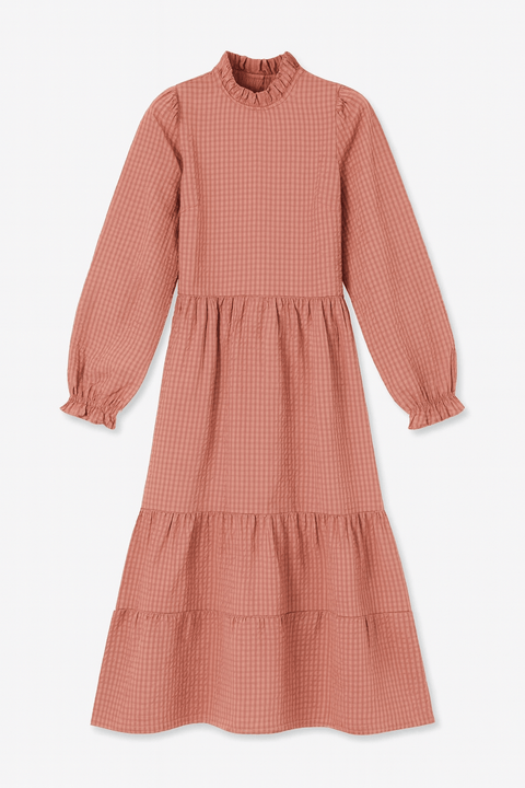 POMPdeLUX Girl's Dark Camel  Dress |POMPdeLUX in Lebanon