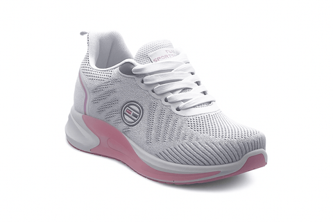 Enrico Coveri Women's Pink & Gray Low Top Sneakers |Enrico Coveri In Lebanon