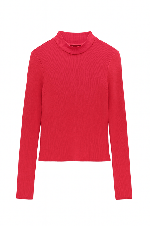 Zara Women's Fuchsia Long Sleeve Blouse | Zara in Lebanon