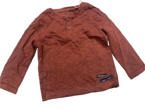 S.Oliver Baby Boy's Brown Long-Sleeve Blouse |S.Oliver in Lebanon
