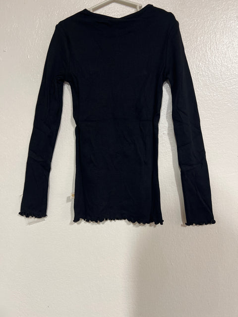 POMPdeLUX Girl's Black  Long Sleeve  T-Shirt |POMPdeLUX in Lebanon