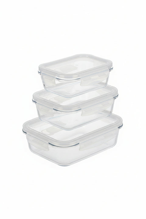 Clear earbud cases in packaging with 'Borat' branding on a dark surface.