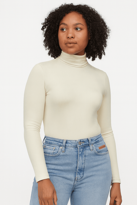 LeGer Women's Beige Long-Sleeve Blouse | LeGer in Lebanon