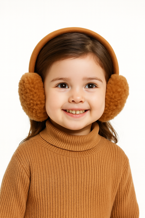 POMPdeLUX  Girl's Dusty Rose Isolde Teddy Earmuffs| POMPdeLUX in Lebanon