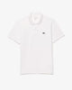 Lacoste Men's White Regular Fit Cotton Blend Polo T-Shirt|Lacoste In Lebanon