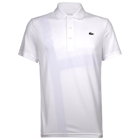 Lacoste Men's White Classic Novak Logo Polo Neck T-Shirt | Lacoste In Lebanon