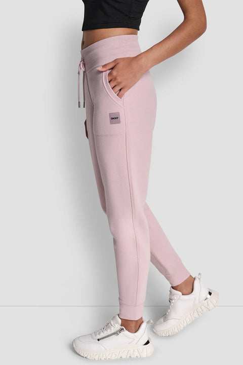 DKNY Women's High-Rise Logo-Embellished Jogger Sweatpant| DKNY in Lebanon