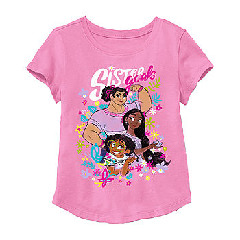Disney Girl's Pink T-Shirt ABFK215 shr