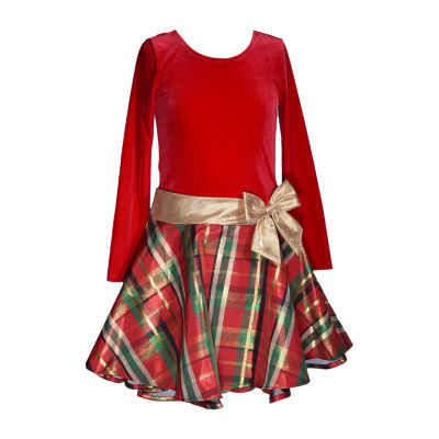 Bonnie Jean Girl's Red Dress ABFK161(ll21)
