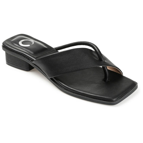 Journee Collection Women's Black Tru Comfort Foam Mina Sandal | Journee Collection In Lebanon