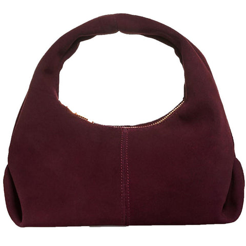 Aqua Women's Plum Suede Hobo Handbag | Aqua In Lebanon