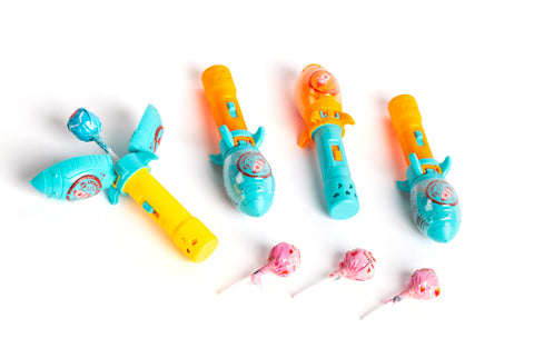 Hoppin Candy Toy Space Lightining Rocket Lollipop | Hoppin In Lebanon